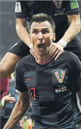  ?? FOTO: GETTY ?? Mario Mandzukic anota el 2-1 en la prórroga contra Inglaterra