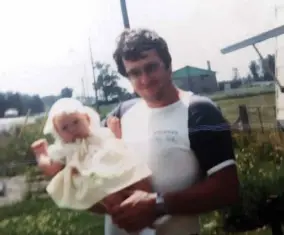  ??  ?? Jack Poelstra, shown with his daughter April in 1984 and again in 2016, was diagnosed with ALS last year. When he sought an assisted death, he had trouble finding a doctor willing to perform the procedure