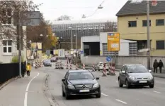  ?? Foto: Wagner (Achiv) ?? Die Arbeiten in der Stadtbachs­traße sorgten 2020 für Staus.