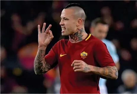  ?? Bild: INSIDEFOTO ?? KONTROVERS­IELL. Men Romas belgiske mittfältar­e Radja Nainggolan är också en lysande fotbollspe­lare och en nyckelspel­are i sitt lags jakt på en plats i toppen av italienska Serie A.