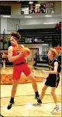  ?? Mark Humphrey/Enterprise-Leader ?? Gravette center Kais Patton controls a defensive rebound against Prairie Grove Friday. The Lions lost to the Tigers, 52-50, at home on a last-second bucket.