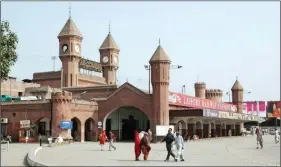  ??  ?? A view of Lahore city, Pakistan. Meena Menon (below).