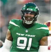  ?? GETTY ?? The Jets will likely ask John Franklin-Myers to take a pay cut or rework his contract.