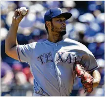  ?? JOHN SLEEZER / TNS ?? Right-hander Yu Darvish is likely to bring the highest return if the Rangers decide to sell some assets and retool for 2018. Darvish can become a free agent at the end of the season.