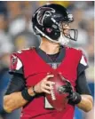  ?? THE ASSOCIATED PRESS ?? Atlanta quarterbac­k Matt Ryan returned to practice Wednesday after missing a day because of personal reasons.