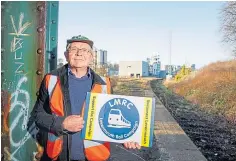  ?? ?? Levenmouth Rail Campaign chairman Allen Armstrong.