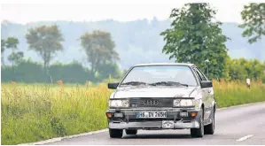  ?? ?? Mit dem Audi Coupé, auf dem später der berühmte Audi Quattro für Rallyes aufgebaut wurde, begann der Aufstieg der Marke Audi.