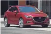  ?? MORGAN J. SEGAL, MAZDA ?? The 2017 Mazda 3. The tech would start in 2019 models.