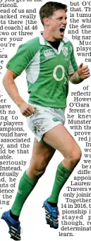  ??  ?? Green giant: O’Gara stars for Ireland in 2007