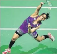  ?? GETTY ?? Saina Nehwal needed 33 minutes to beat her Dutch rival.
