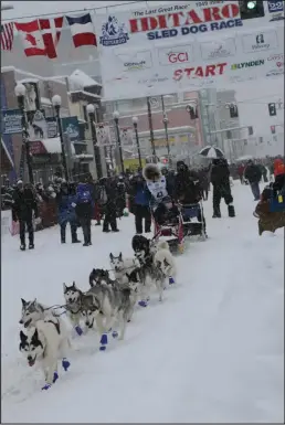  ?? Photo by RB Smith ?? SIBERIANS— Lisbet Norris, of Willow, is the granddaugh­ter of Earl and Natalie Norris, continuing her family’s tradition racing Anadyr Siberians.