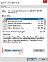  ??  ?? 1
Access Disk Clean-up’s advanced options by clicking the ‘Clean up system files’ button