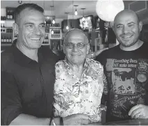  ?? BRUNO SCHLUMBERG­ER/OTTAWA CITIZEN FILES ?? Richard, left, Pasquale and Robert Valente in 2013.