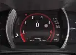  ??  ?? Digital dash is slightly less comprehens­ive than the similar systems in some rival cars