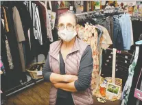  ?? BRENDAN MILLER ?? Ursula Wegen, owner of Under the Bridge Fashions in Calgary, is upset she didn’t qualify for federal commercial rent relief.