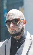  ??  ?? Ex-bikie Brett Sole Pechey was arrested in Perth last Friday.