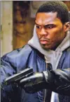  ??  ?? Curtis “50 Cent” Jackson is credible in guns-to-riches story.