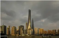  ?? Bloomberg ?? Emiratis will be able to visit Shanghai, above, and other Chinese cities with visa-free travel from next month
