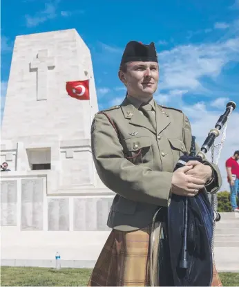  ??  ?? Lone Pine and elsewhere on the Gallipoli Peninsula, Turkey, is a sobering experience for visitors paying their respects to the many men who lost their lives during World War I.