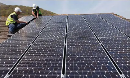  ?? Photograph: Chris Howes/Wild Places Photograph­y/Alamy ?? ‘We are exploring options to support low-cost finance to help householde­rs with the upfront costs of solar installati­on.’