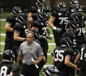  ?? JEFF ROBERSON / AP FILE ?? Missouri coach Gary Pinkel’s 2007 team went from unranked to No. 1 before taking a loss in the Big 12 Championsh­ip game and finishing No. 4. The Tigers left the Big 12 for the SEC in 2012.