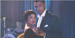  ?? AMAZON ?? Actors Tessa Thompson, left, and Nnamdi Asomugha star in Sylvie's Love.