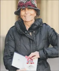  ?? PICTURE: DOMINIC LIPINSKI/PA ?? HONOUR: Dame Paula Rego after being made a Dame Commander at Buckingham Palace in 2010.