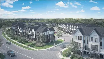  ?? MARSHALL HOMES ?? Cobie, a 123-townhouse project in Cobourg, has had buyers predominan­tly from the GTA eager for affordable prices.