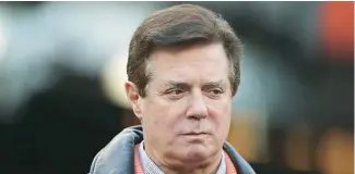  ?? AP ?? Paul Manafort fue jefe de la campaña de Donald Trump.