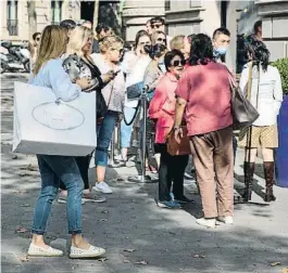  ?? Mané Espinosa ?? El passeig de Gràcia és un dels eixos comercials principals