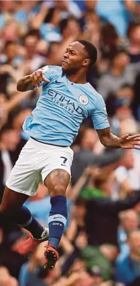  ??  ?? Manchester City’s Raheem Sterling has pulled out of the England squad due to a back problem.