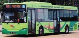  ??  ?? Commuters in PJ have the option of using its free bus service.