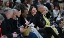  ?? Photograph: Yui Mok/PA ?? Caroline Rush on the front row at the Costelloe show.