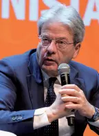  ?? Paolo Gentiloni ?? Commissari­o europeo