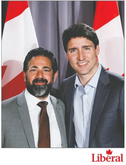  ?? WASEEM RAMLI / FACEBOOK ?? Waseem Ramli and Justin Trudeau.