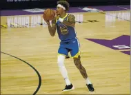  ?? NHAT V. MEYER — STAFF PHOTOGRAPH­ER ?? Kelly Oubre Jr. has 3-point shooting skills, but the Warriors missed their first seven shots from long distance in a seasonopen­ing loss to the Nets.