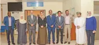  ?? -Supplied photo ?? PARTNERSHI­P: The signing ceremony was held at the College of Nursing under the patronage of Her Highness Dr. Mona bint Fahad Al Said, Assistant Vice Chancellor for Internatio­nal Cooperatio­n at Sultan Qaboos University.