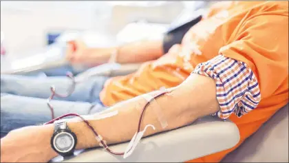  ?? 123RF STOCK PHOTO ?? As part of The Telegram Saves Lives annual campaign, we’re telling the stories of people whose lives have been saved by donated blood or blood products.