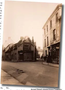  ?? ?? Angel Street viewed from Coventry Street