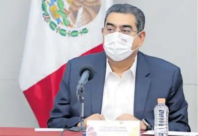  ?? /CORTESÍA GOBIERNO DE PUEBLA ?? Sergio Céspedes,