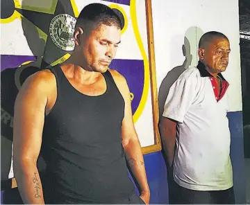 ??  ?? Capturas. José Orlando Ventura (derecha) atacó a balazos a un comerciant­e con residencia en Santa Rosa de Lima, mientras que Juan Antonio Cabrera Benítez (izquierda) atacó a su pareja con un corvo.