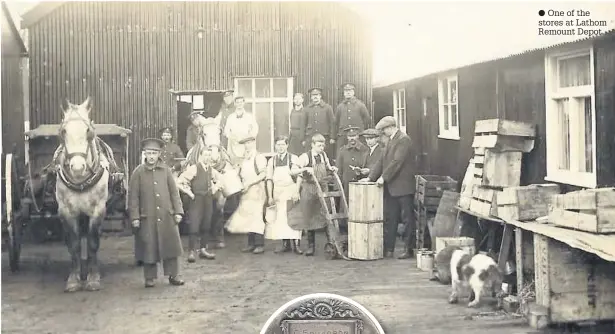  ?? One of the stores at Lathom Remount Depot ??