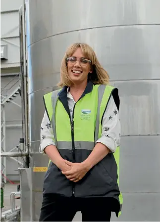  ??  ?? Emma Bennett is the operations manager of Fonterra’s Kapuni lactose plant.