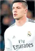  ??  ?? FIGURA. Luka Jovic, delantero del Real Madrid.