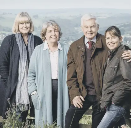  ??  ?? CALLYWOOD: Last Tango in Halifax returned to BBC One last week. Pictures: BBC/Lookout Point/Matt Squire