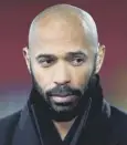  ??  ?? 0 Arsenal legend Thierry Henry is backing takeover bid