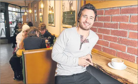  ??  ?? Josh Littlejohn will brief the royal couple on his campaign to end homelessne­ss over a cuppa at his Edinburgh cafe