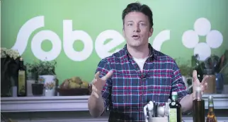  ?? TYLER ANDERSON/ POSTMEDIA NEWS ?? Celebrity chef Jamie Oliver speaks in Toronto on Wednesday during an event announcing Sobeys’ new charity partnershi­p with Oliver and charity Free the Children.
