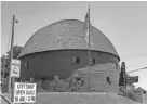  ?? THE OKLAHOMAN FILE ?? The Arcadia Round Barn, a popular tourist attraction off of Route 66 in Arcadia, is pictured on June 20, 2022.