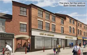  ?? ?? The plans for the units in Bath Street, Ilkeston